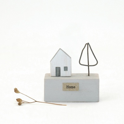 Tiny House with Wire Tree